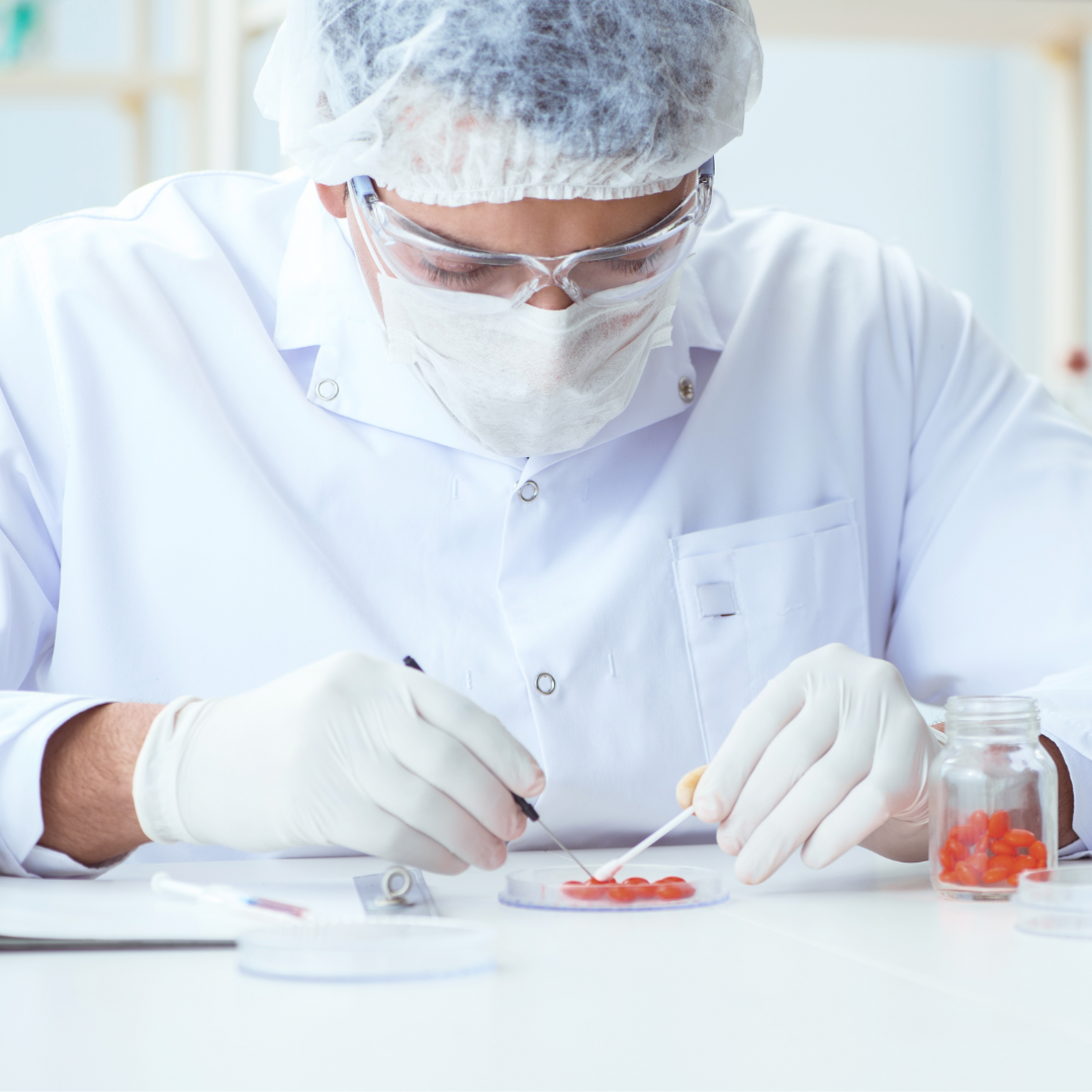 Scientist Evaluating Finished Dosage Formulator